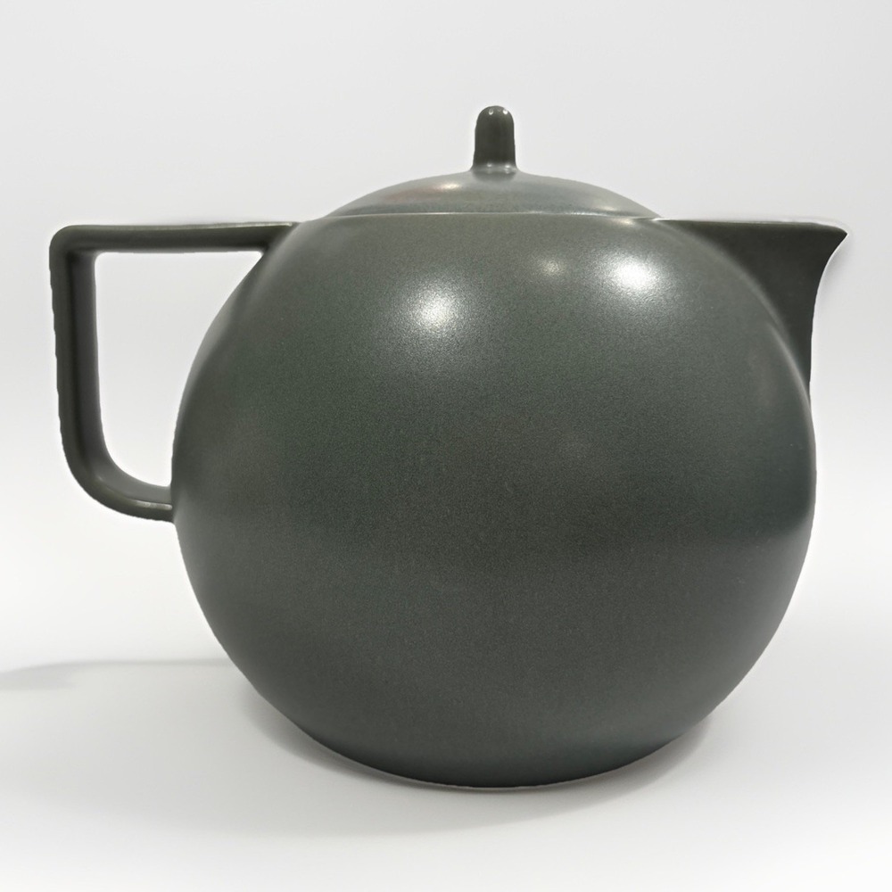 Vintage Sasaki Colorstone Mat Gray Teapot Massimo Vignelli Design Japan